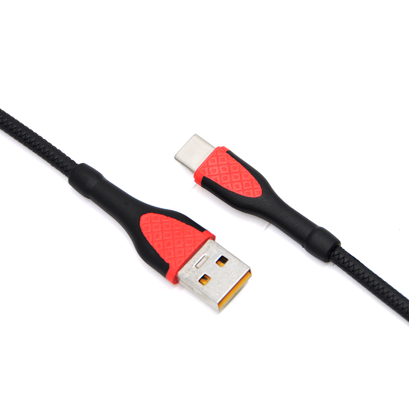 Durable TPE 5A USB C Tipo C Carga USB Sincronización de datos Tipo C Cable Accesorios para teléfono Cable