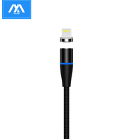 Precio al por mayor Magnetic 3A Cables de carga rápida para teléfonos 3 en 1 Cable de cargador USB Cable de datos magnéticos