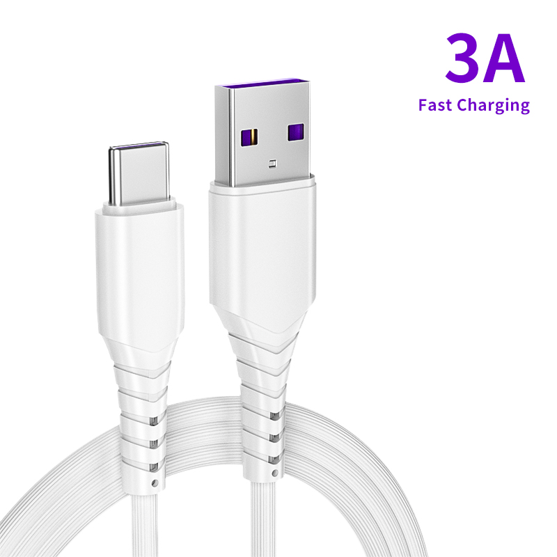 2022 accesorios para teléfonos móviles Cable Popular USB tipo C 3A carga rápida USB tipo C Cable rápido 3,0 para Samsung Cable cargador de teléfono